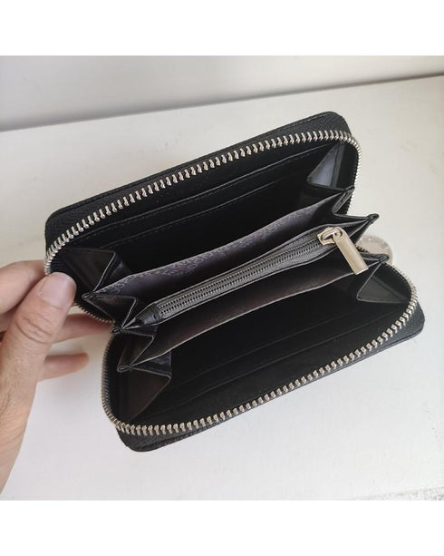 Portafogli Donna VICKY MINI Sclera Nero moro LE PANDORINE- Francavilla Moda