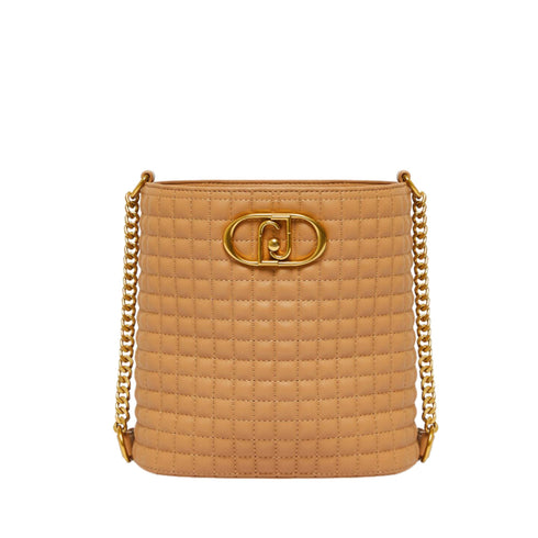 Borsa Donna a secchiello metelassé Cammello LIU JO- Francavilla Moda