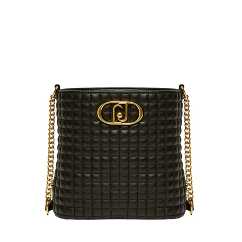 Borsa Donna a secchiello metelassé Nero LIU JO- Francavilla Moda