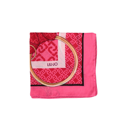 Foulard Donna con stampa all over Fucsia Liu Jo- Francavilla Moda