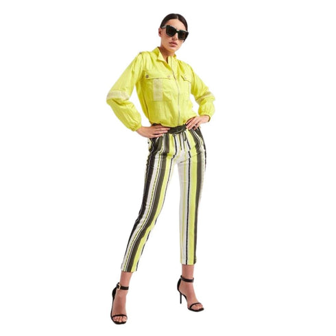 Giubbino Donna con tasche a rete Lime LIU JO- Francavilla Moda