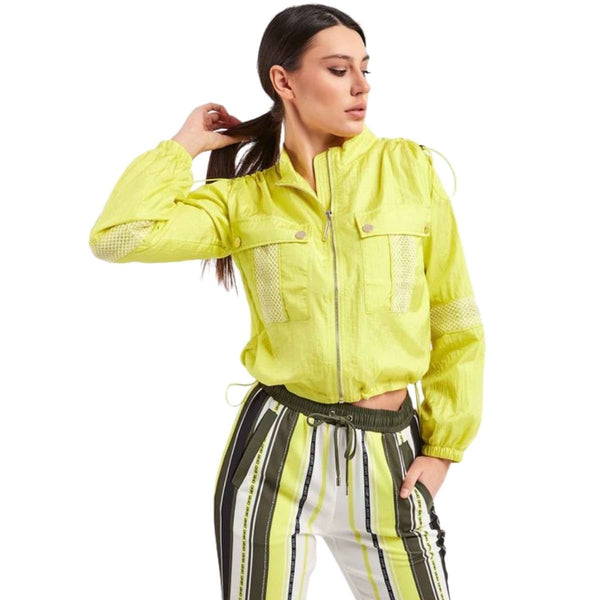Giubbino Donna con tasche a rete Lime LIU JO- Francavilla Moda