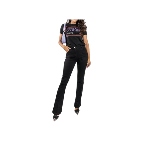 Jeans Donna cinque tasche modello flare Nero LIU JO- Francavilla Moda