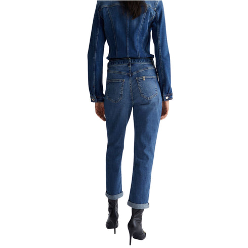 Jeans Donna con risvolto sul fondo Jeans scuro Liu Jo- Francavilla Moda