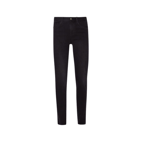 Liu Jo Jeans Jeans Donna cropped bottom up Nero - Francavilla Moda