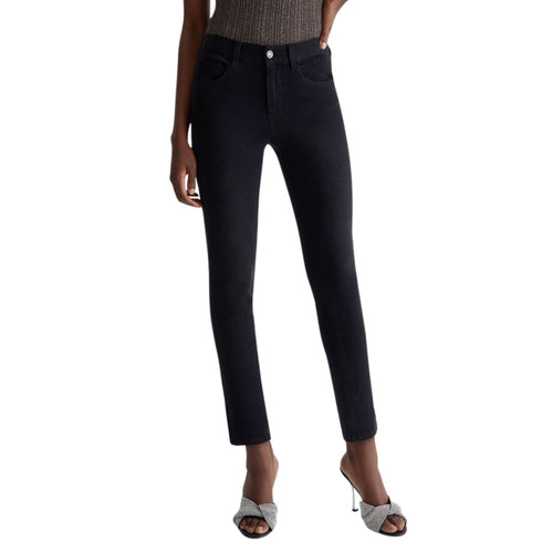 Liu Jo Jeans Jeans Donna cropped bottom up Nero - Francavilla Moda