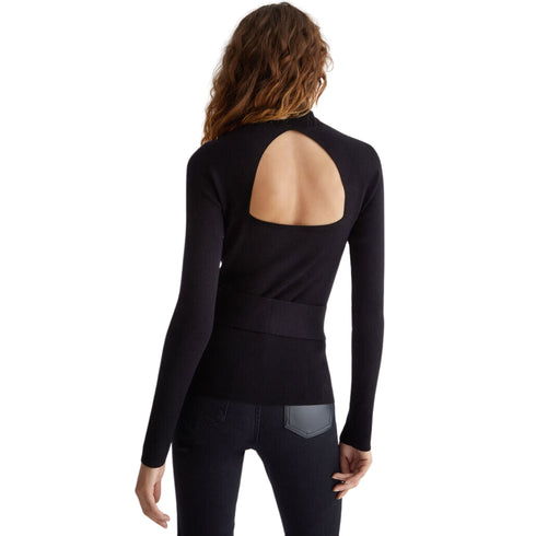 Maglia Donna con cintura gioiello Rosso Liu Jo- Francavilla Moda