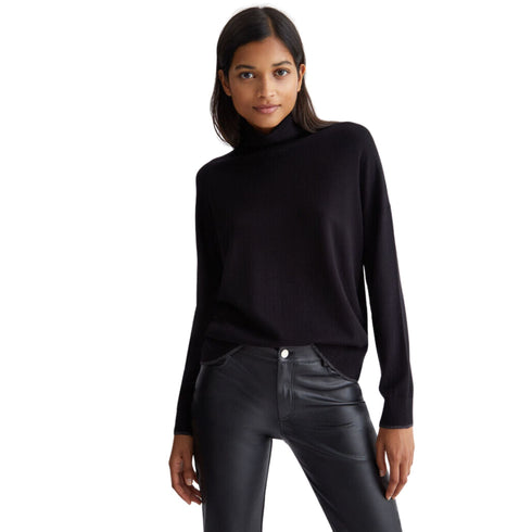 Maglia Donna con inserti in lurex Nero Liu Jo- Francavilla Moda