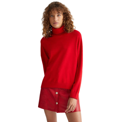 Maglia Donna con inserti in lurex Rosso Liu Jo- Francavilla Moda
