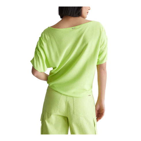 Maglia Donna con maniche arricciate Acido Liu Jo- Francavilla Moda
