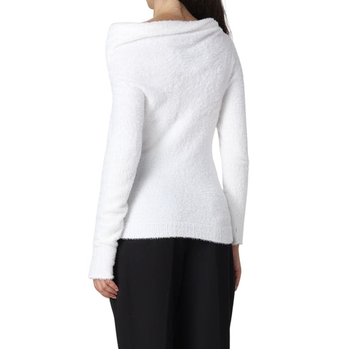 Maglia Donna con scollo a barca Bianco LIU JO- Francavilla Moda