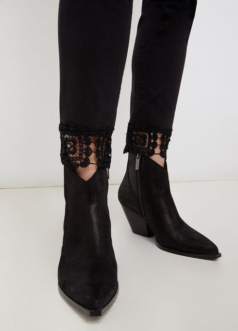 Pantalone Donna cinque tasche skinny Nero LIU JO- Francavilla Moda