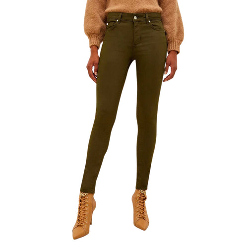 Liu Jo Pantalone Pantalone Donna Divine cinque tasche bottom up Militare A22-LIU.JOWF2362T7144-X0397-26 - Francavilla Moda