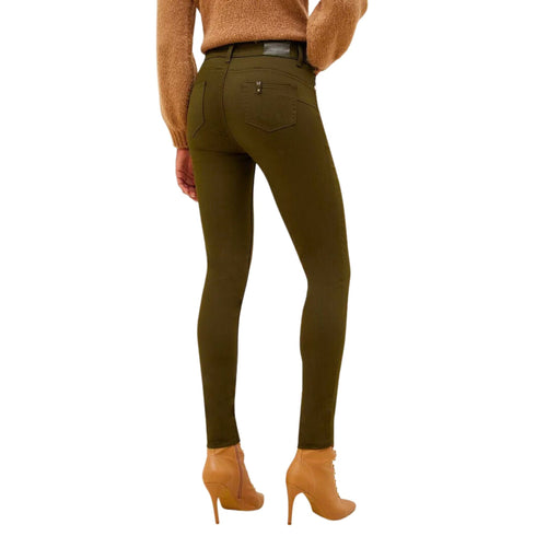 Liu Jo Pantalone Pantalone Donna Divine cinque tasche bottom up Militare A22-LIU.JOWF2362T7144-X0397-26 - Francavilla Moda
