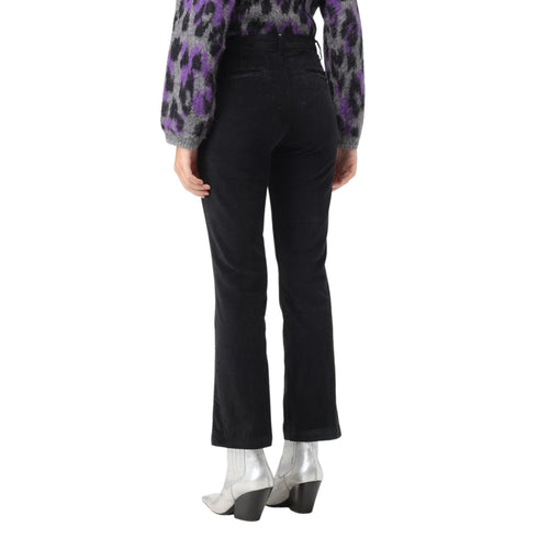 Pantalone Donna in velluto trombetta Nero Liu Jo- Francavilla Moda