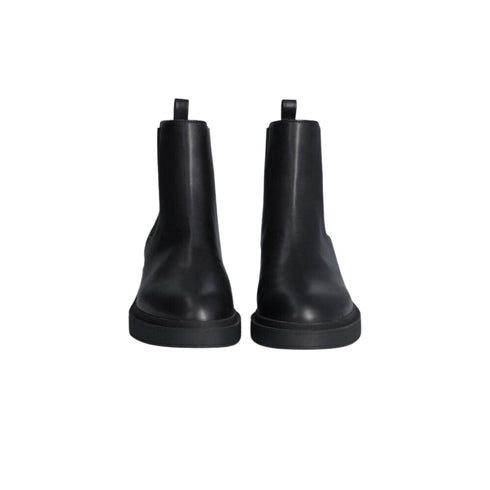 Stivaletto Donna con inserto logato effetto metallizzato Nero Liu Jo- Francavilla Moda