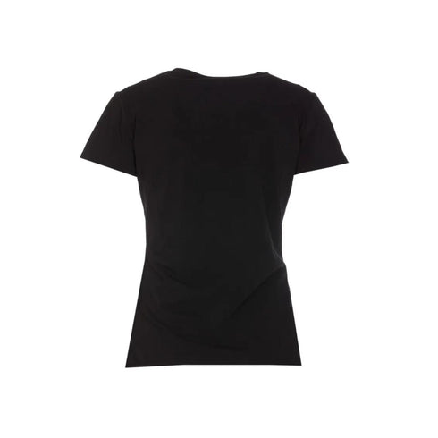 Liu Jo T-shirt T-shirt Donna con paillettes frontali Nero - Francavilla Moda