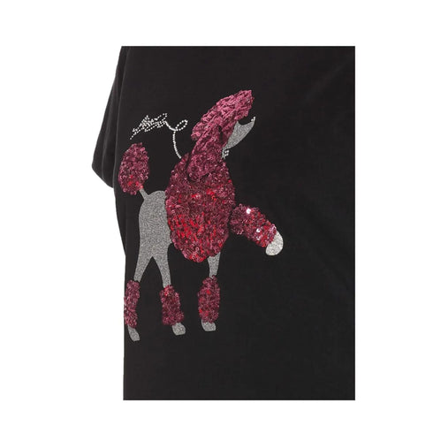 Liu Jo T-shirt T-shirt Donna con paillettes frontali Nero - Francavilla Moda