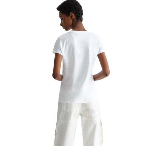 Liu Jo T-shirt T-shirt Donna con stampa e applicazioni Bianco rosso P24-LIU.JOMA4340JS923-N9335-XS - Francavilla Moda