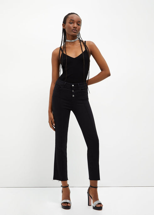 Top Donna con bretelle Nero Liu Jo- Francavilla Moda