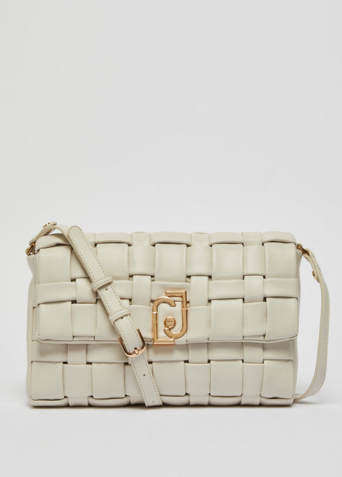 Borsa Donna a tracolla intrecciata ecosostenibile Gesso LIU.JO- Francavilla Moda