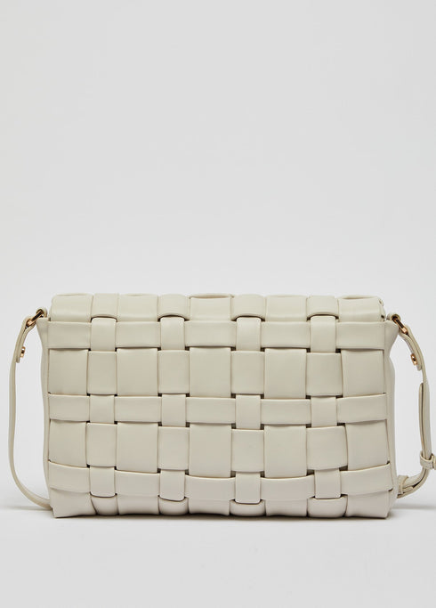 Borsa Donna a tracolla intrecciata ecosostenibile Gesso LIU.JO- Francavilla Moda