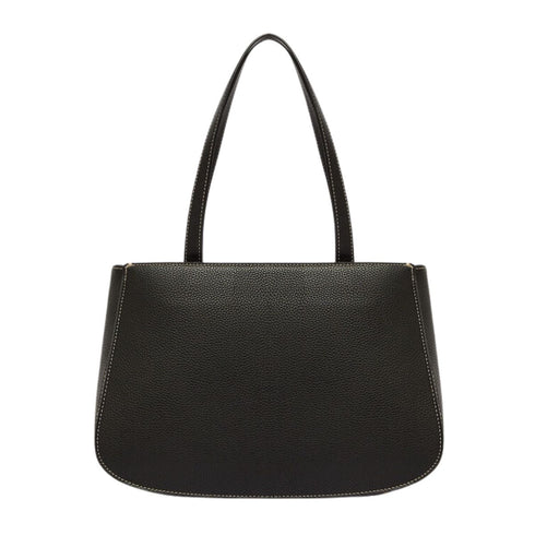 Borsa Shopping ecosostenibile con Effetto Bottalato Nero LIU.JO- Francavilla Moda