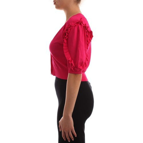 Cardigan Donna con rouches in tono Fucsia LIU.JO- Francavilla Moda