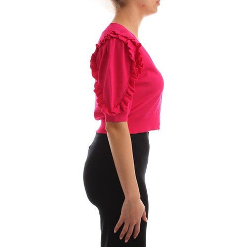 Cardigan Donna con rouches in tono Fucsia LIU.JO- Francavilla Moda