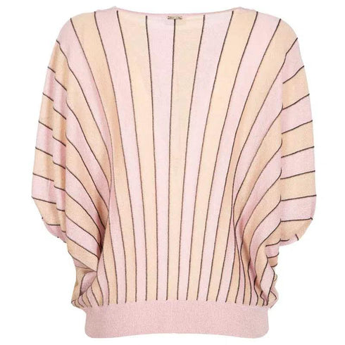 Donna Maglia MA1040MA64J con lurex® Rosa nero LIU.JO- Francavilla Moda