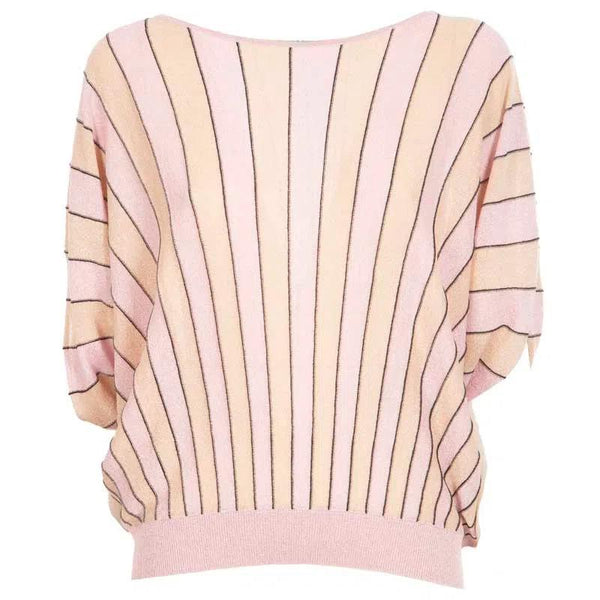 Donna Maglia MA1040MA64J con lurex® Rosa nero LIU.JO- Francavilla Moda