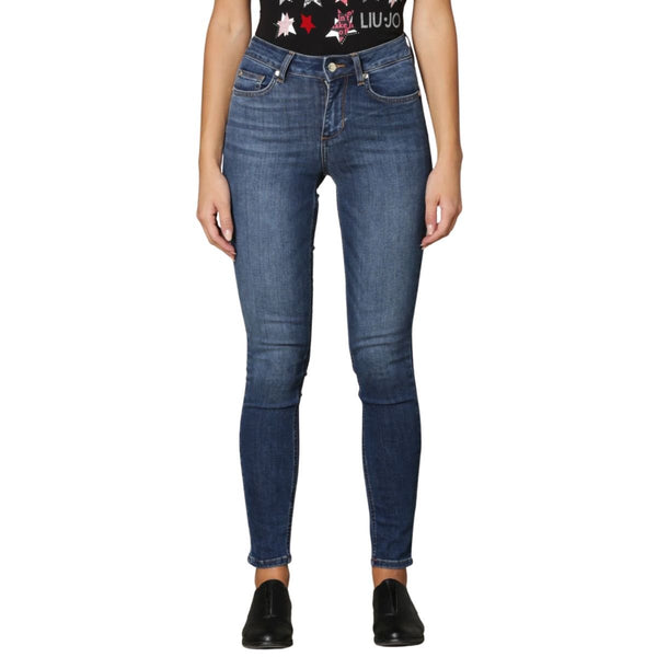 Jeans Donna Divine 5 tasche con vita media Jeans medio LIU.JO- Francavilla Moda