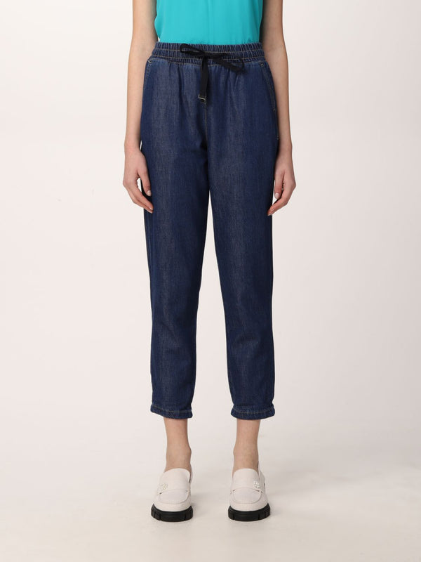 Jeans Donna jogging cinque tasche Jeans scuro LIU.JO- Francavilla Moda
