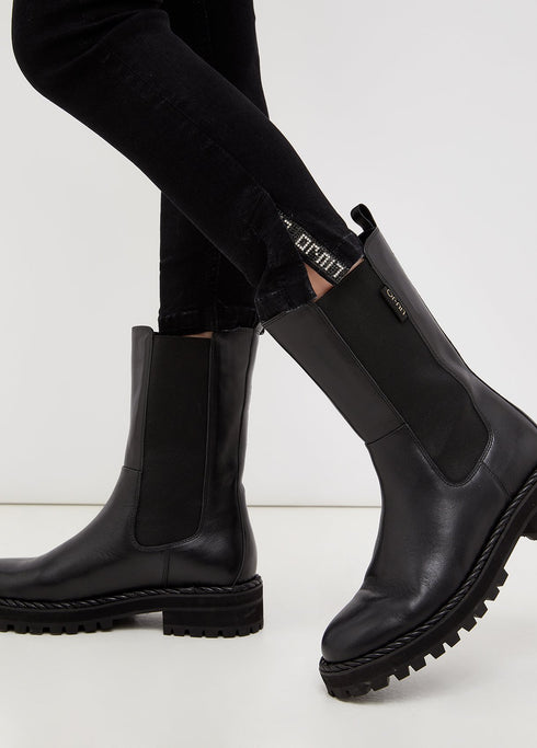 Jeans Donna UF1056D4614 new classy spacchetto con logo Nero LIU.JO- Francavilla Moda