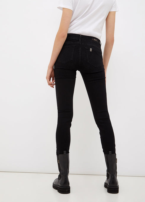 Jeans Donna UF1056D4614 new classy spacchetto con logo Nero LIU.JO- Francavilla Moda