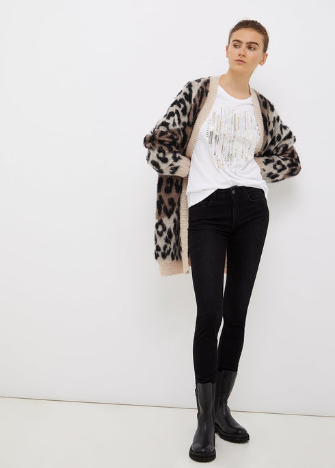 Jeans Donna UF1056D4614 new classy spacchetto con logo Nero LIU.JO- Francavilla Moda