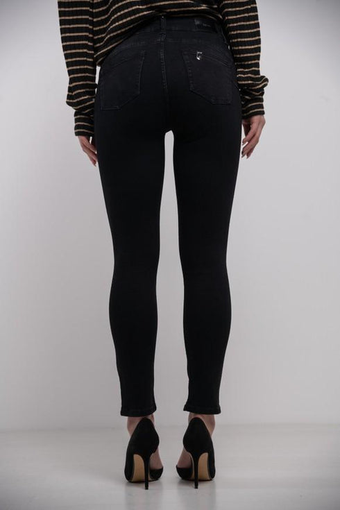 Jeans Slim Fit Donna Nero LIU.JO- Francavilla Moda