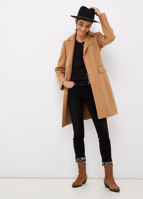 T-shirt Donna WF1013J7821 con rousce animalier Nero LIU.JO- Francavilla Moda