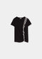 T-shirt Donna WF1013J7821 con rousce animalier Nero LIU.JO- Francavilla Moda