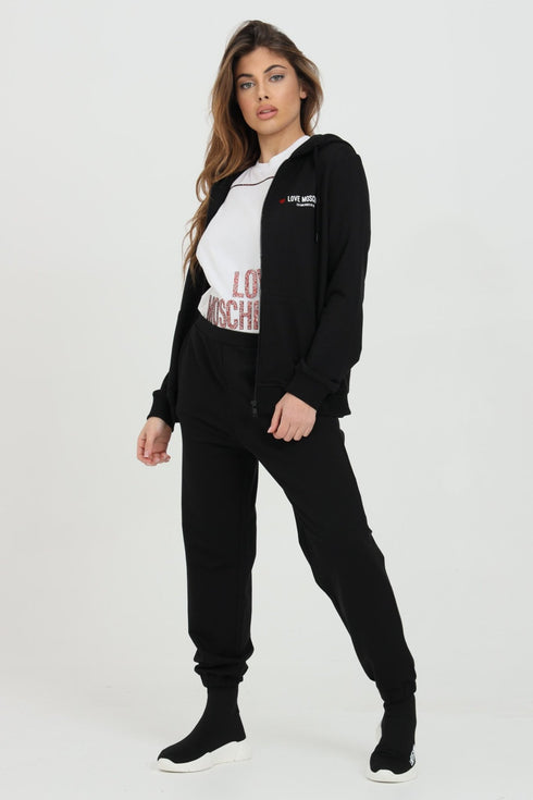 Pantalone Tuta Donna W155702E2180 elasticizzato Nero LOVE MOSCHINO- Francavilla Moda