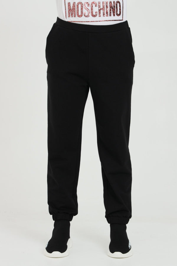 Pantalone Tuta Donna W155702E2180 elasticizzato Nero LOVE MOSCHINO- Francavilla Moda