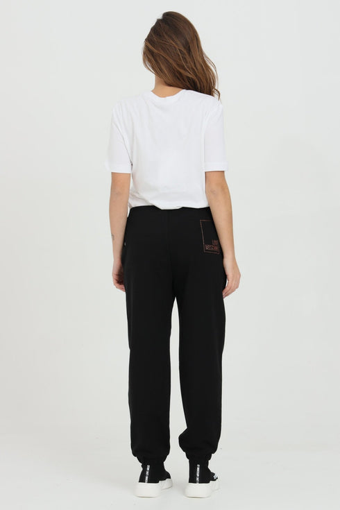 Pantalone Tuta Donna W155702E2180 elasticizzato Nero LOVE MOSCHINO- Francavilla Moda