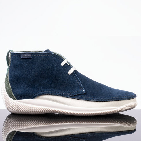 Polacchina Uomo Challenge MIDNIGHT scamosciato RAG Blu LO.WHITE- Francavilla Moda