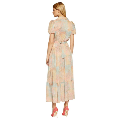 Abito Donna midi con fantasia maculata Multicolor Marciano Guess- Francavilla Moda