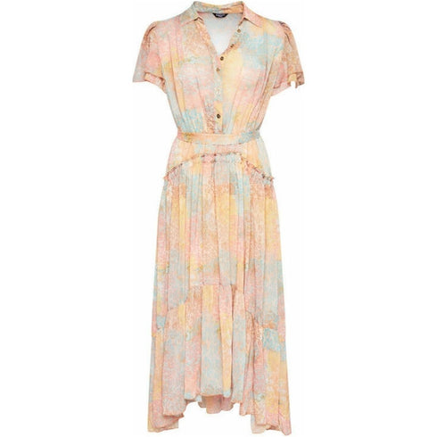 Abito Donna midi con fantasia maculata Multicolor Marciano Guess- Francavilla Moda