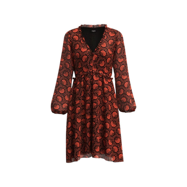 Abito corto georgette fantasia floreale Nero MARELLA- Francavilla Moda