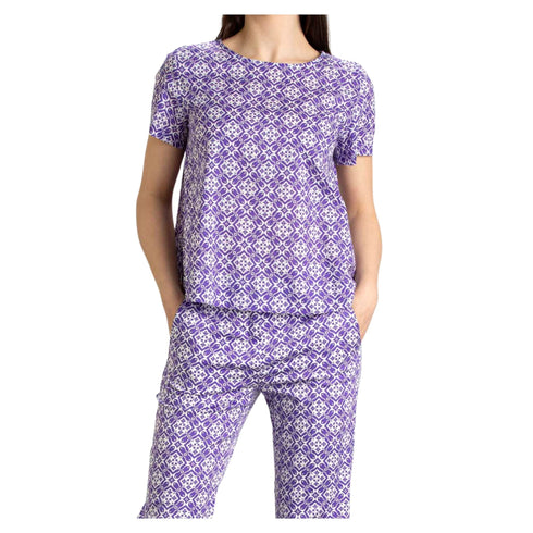 Blusa donna in mussola di cotone Viola Marella- Francavilla Moda