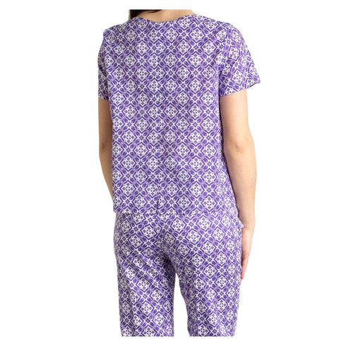 Blusa donna in mussola di cotone Viola Marella- Francavilla Moda