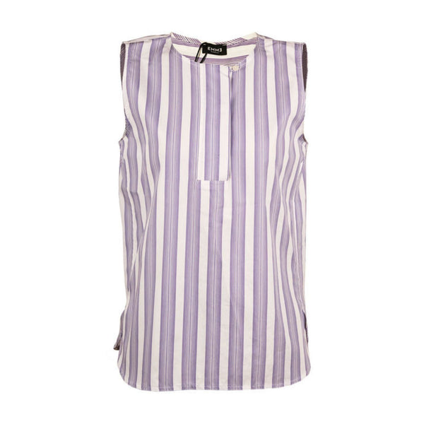 Camicia Donna in cotone senza maniche Viola Marella- Francavilla Moda