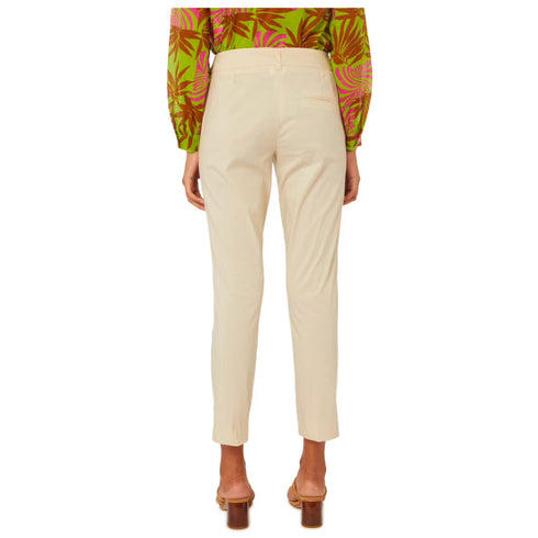 Marella Pantalone Pantalone Donna in cotone leggero Sabbia P23-EMME MARELLACOLLE-005-40 - Francavilla Moda